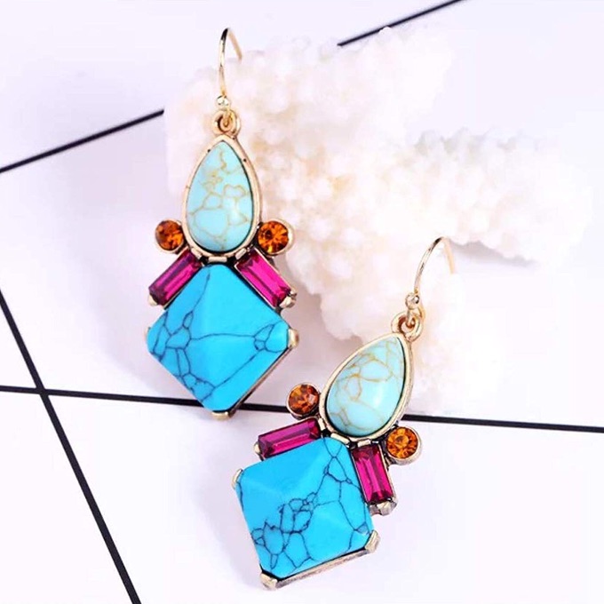 Gem Statement Earrings